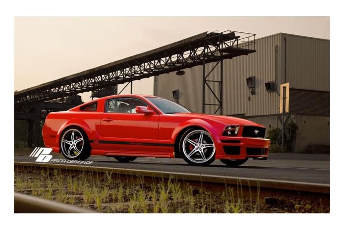 Prior Design PD1 side skirt set for all Ford Mustang models