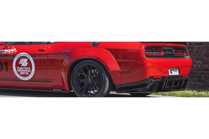 PD900HC Rear Diffuser for Dodge Challanger