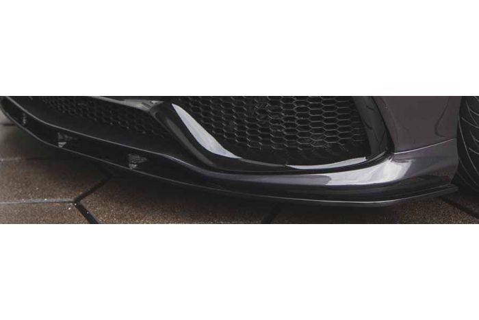 PD BLACKEDITION V4 Front Bumper Spoiler for CL W216
