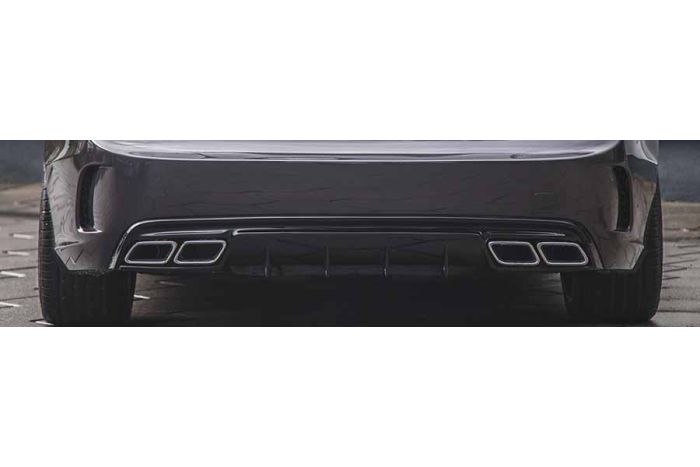 PD BLACKEDITION V4 Rear Bumper for CL W216